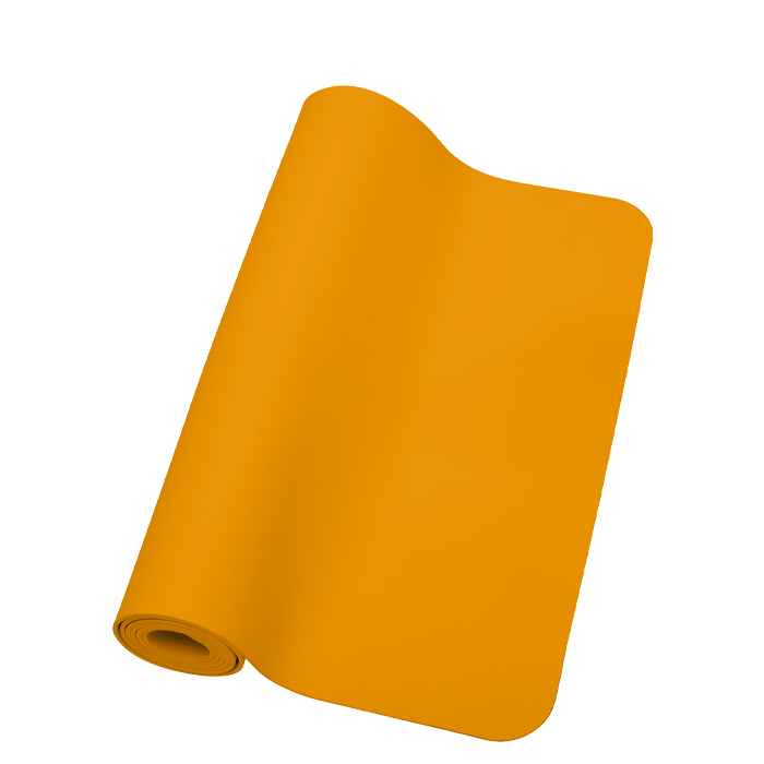 Exercise Mat Balance 4mm, Sunset Yellow