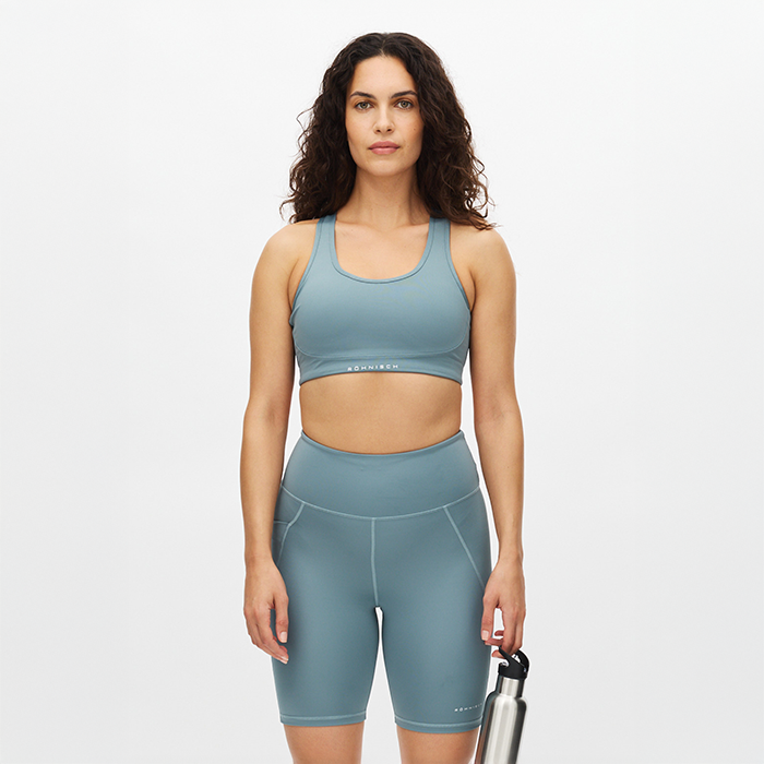 Flattering Sports‑BH Mesh Blå