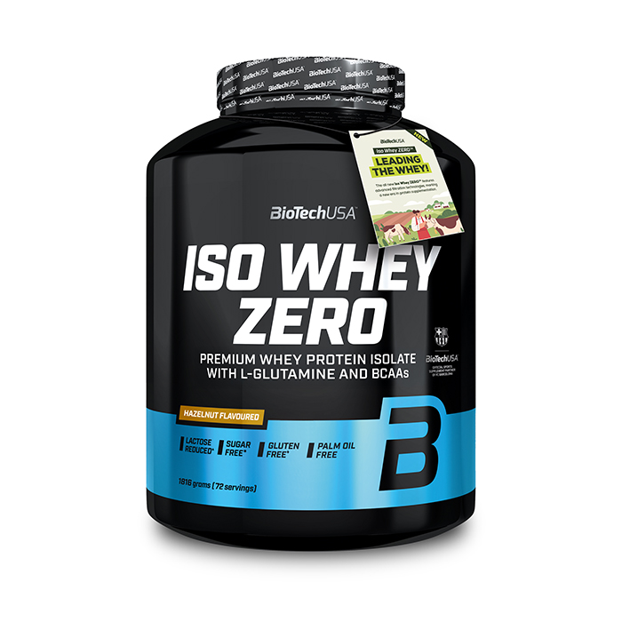 Iso Whey Zero Lactose Free, 2270 g, Hazeulnut