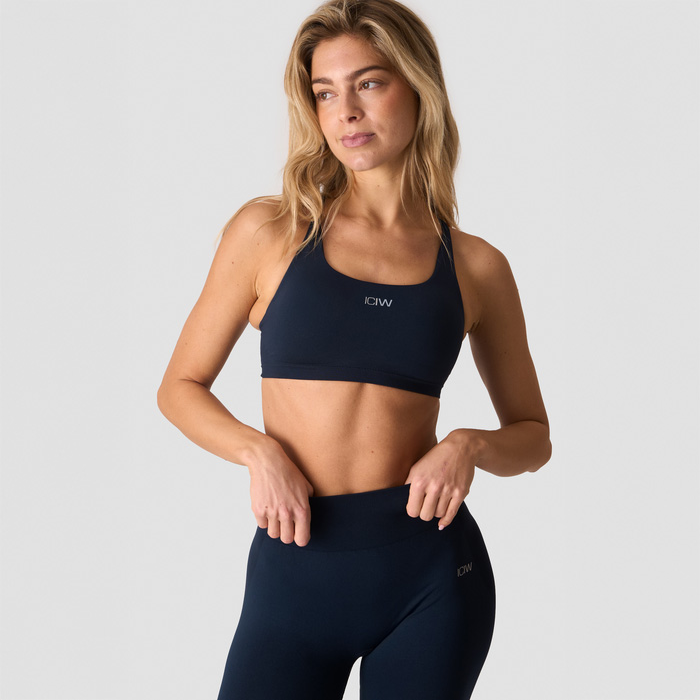 Smooth Seamless Sports‑BH Mørkeblå
