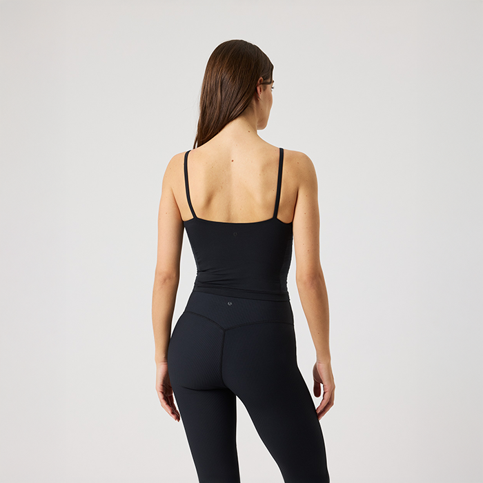 Studio Soft Cropped Singlet Svart