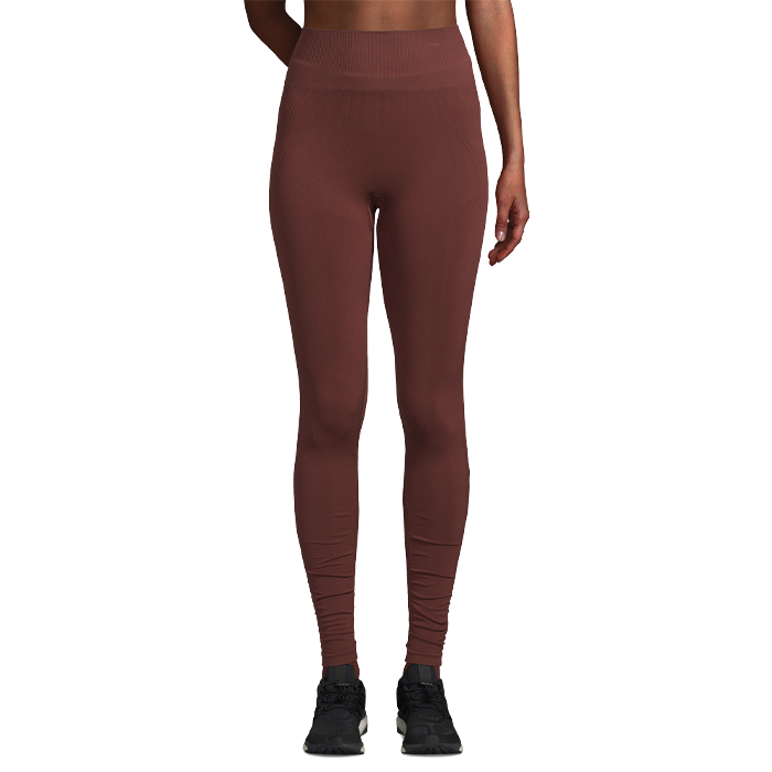 Essential Seamless Tights, Mahogany Red