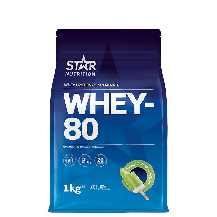 Whey-80 Myseprotein 1 kg