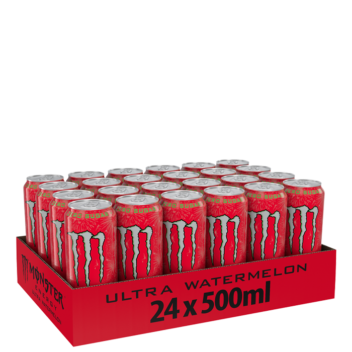 24 x Monster Energy Ultra 500 ml watermelon