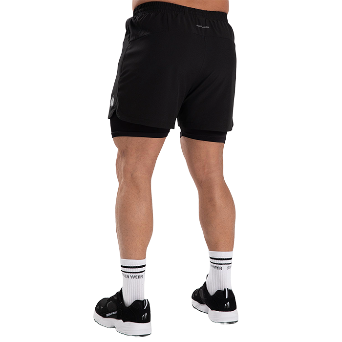 Cortez 2-i-1 Shorts, Black