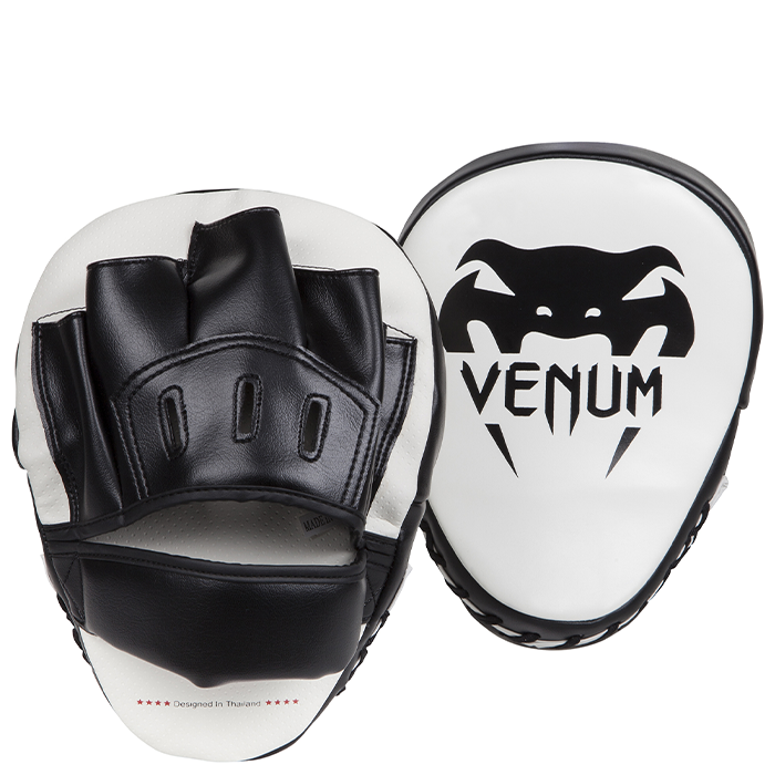 Venum Light Focus Mitts, White/Black (Pair)