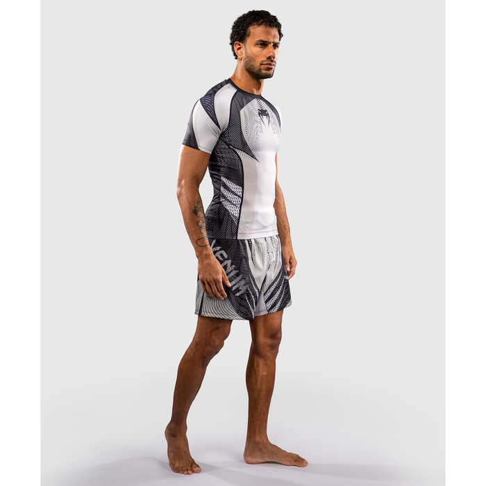 Venum GALACTIC 3.0 Short Sleeve Rashguard Off-White/Black