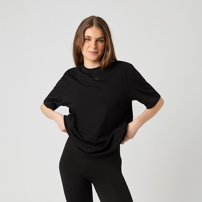 Oversized T-skjorte Svart