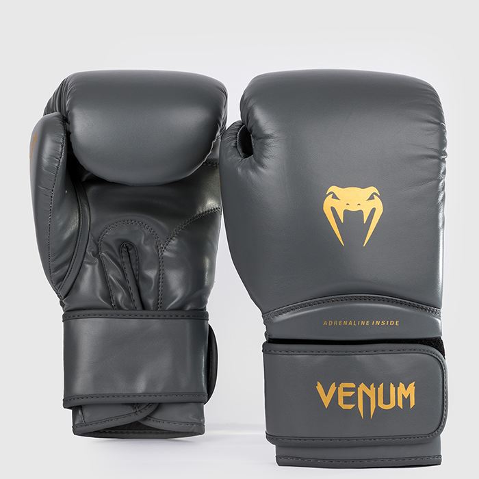 Venum Contender 1.5 Boksehansker, Gr&aring;/Gull