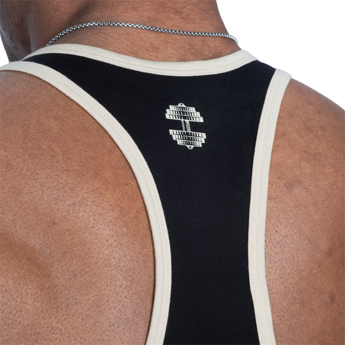 Legacy Essential T‑Back Singlet Svart Beige