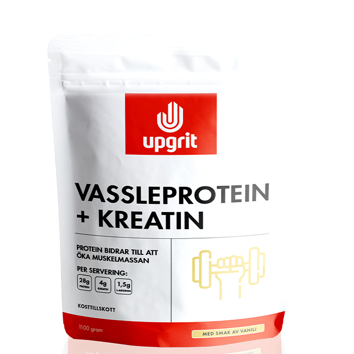 Myseprotein + Kreatin 1100 g Vanilje