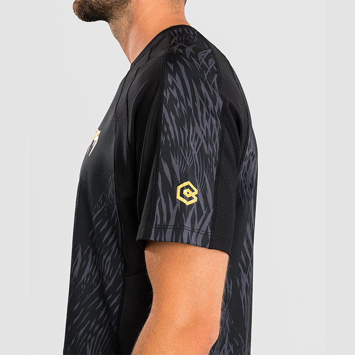 Venum X Chimaev Wild Borz Dry Tech T-skjorte Svart Gr&aring;