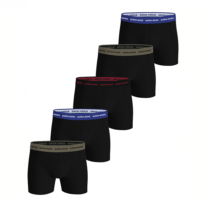 Cotton Stretch Boxer 5p, Multipack