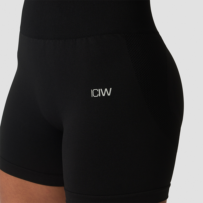 Sculpt Midi Shorts Svart