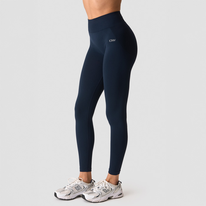 Smooth Seamless Tights M&oslash;rkebl&aring;