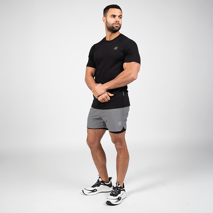 Cortez 2-In-1 Shorts Harmaa