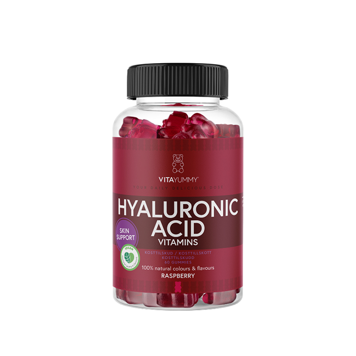 Vitayummy Hyaluronic Acid Raspberry   60 stk.