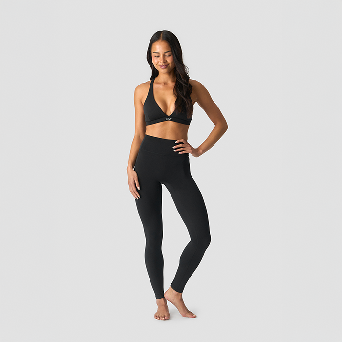 Luxe V-hals Sports-bh Svart
