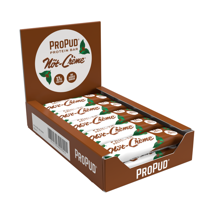 12 x ProPud Protein Bar, 55 g, Nöt-crème
