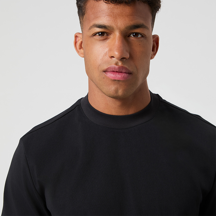 Centre High Neck T‑skjorte Svart