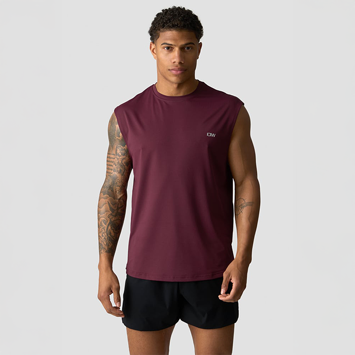 Stride Ermeløs T-skjorte Brun