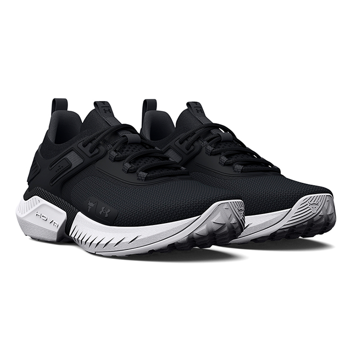 UA W Project Rock 5, Black/White/Gray