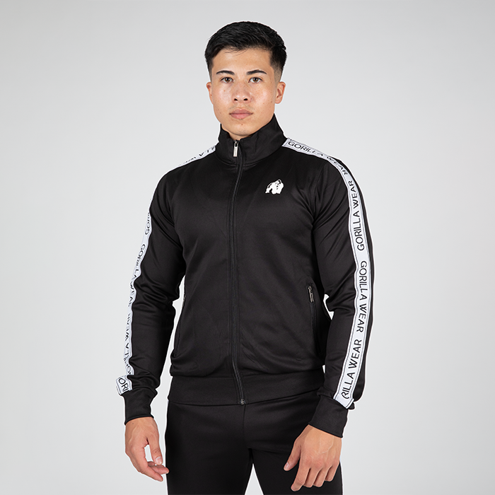 Delaware Track Jacket, Black