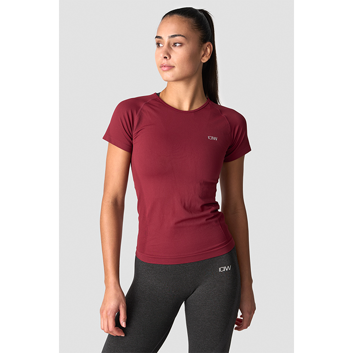 Everyday Seamless T-shirt, Burgundy