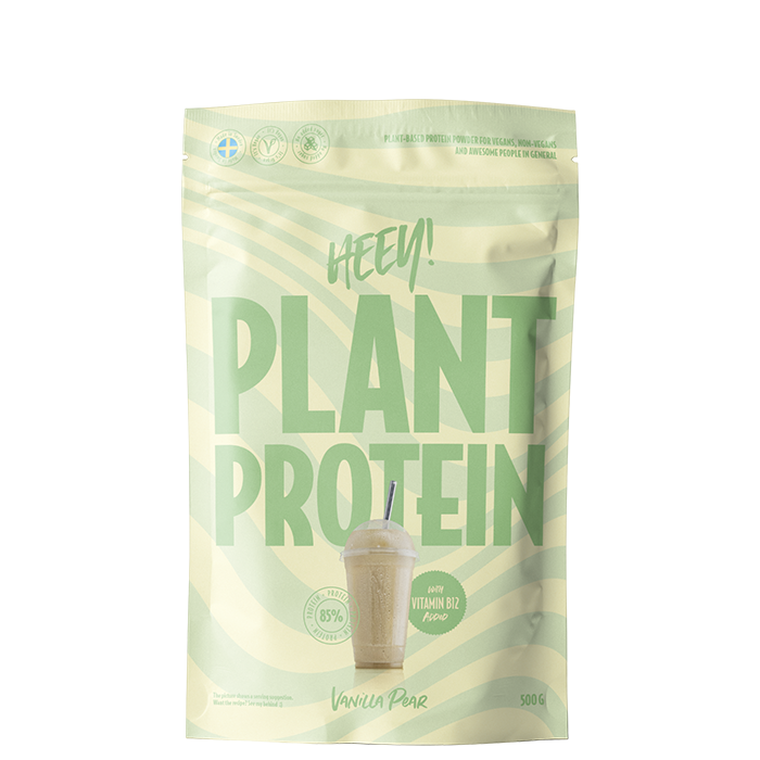Heey! Vegansk Proteinpulver, Vanilla Pear, 500 g
