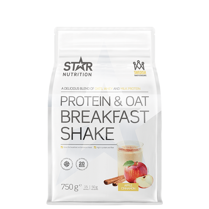 Protein & Havre M&aring;ltidserstatning Shake 750 g apple_cinnamon