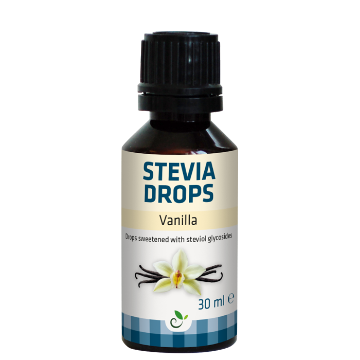 Stevia Dråper Vanilje 30 ml