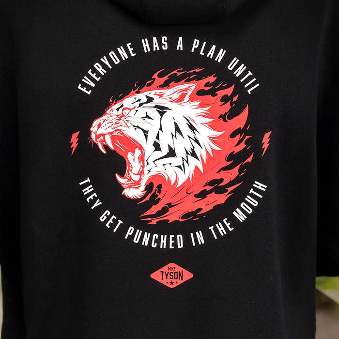 Venum X Mike Tyson Everyone has a plan Hettegenser Svart R&oslash;d