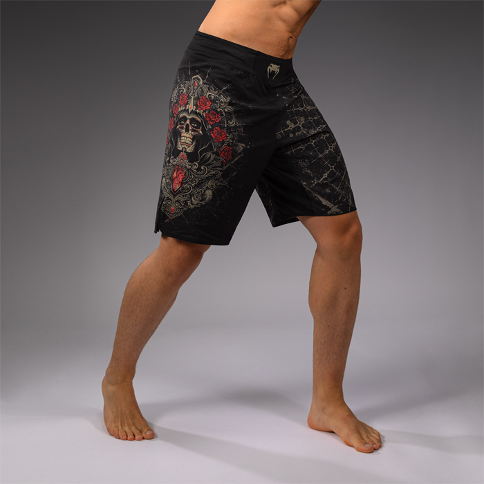 Santa Muerte 5.0 Fight Shorts Svart Gull