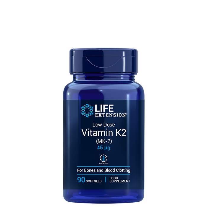 Vitamin K2, 90 softgels Life Extension