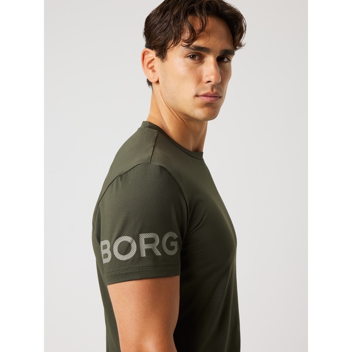 Borg T-skjorte Gr&oslash;nn