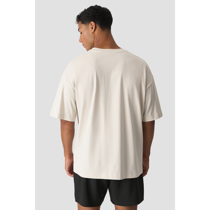Everyday Oversized T-skjorte Lys Beige