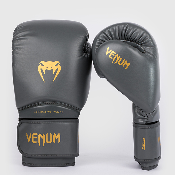 Venum Contender 1.5 Boksehansker, Gr&aring;/Gull
