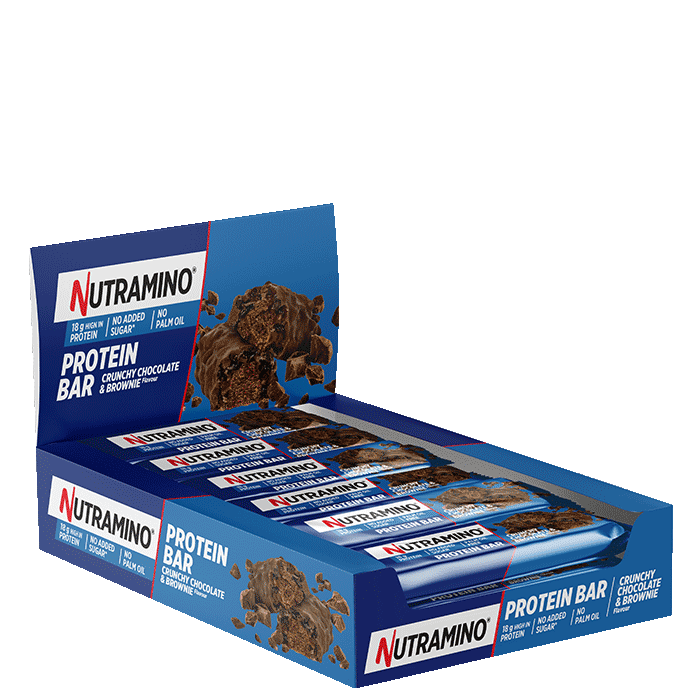 Bilde av 12 X Nutramino Proteinbar Crispy, 55 G