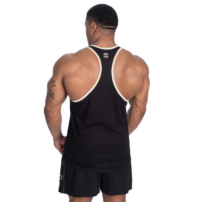 Legacy Essential T‑Back Singlet Svart Beige
