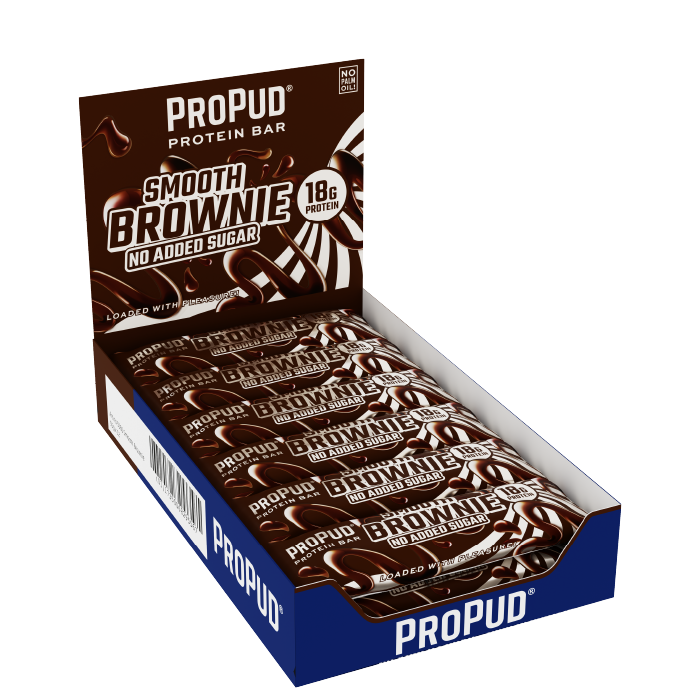 12 x ProPud Protein Bar, 55 g, Smooth Brownie
