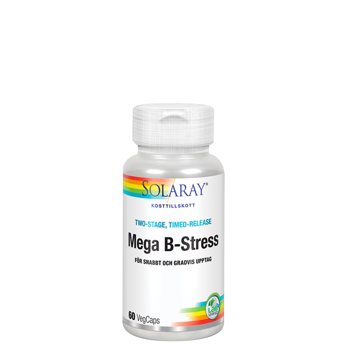 Mega B-Stress B-vitamin 60 kapsler