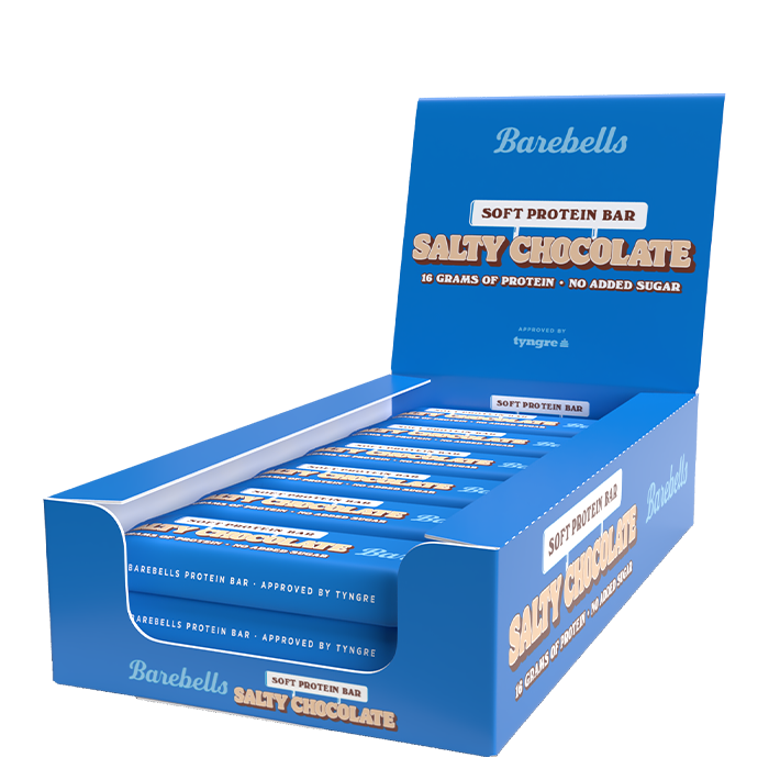 12 x Barebells Soft Protein Bar 55 g Salty Chocolate