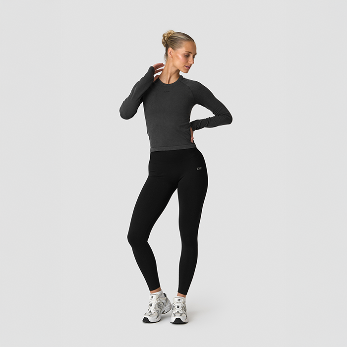 Sculpt S&oslash;ml&oslash;s Langermet Genser Svart