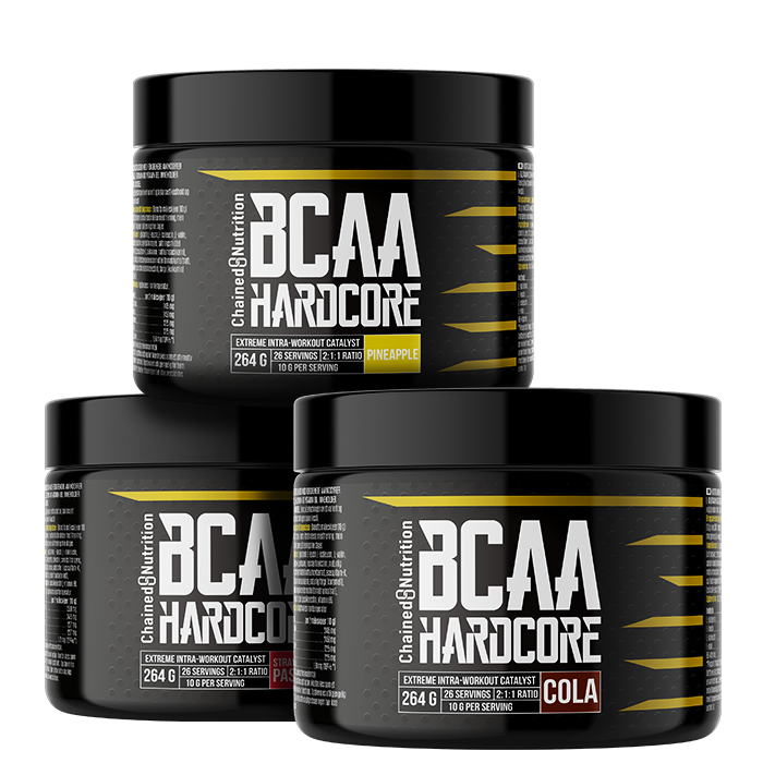 3 x BCAA Hardcore, 264g