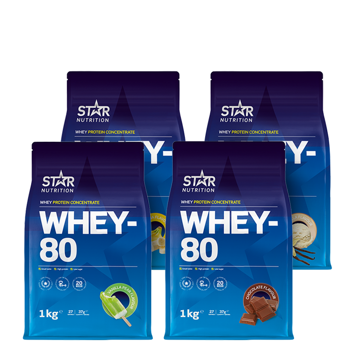 Whey-80 Mix&Match, 4x1kg