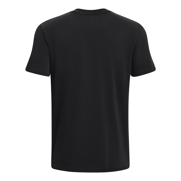 UA M Logo EMB Heavyweight SS Black
