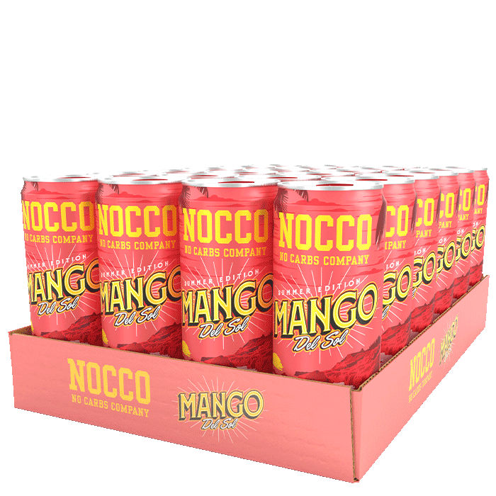 24 x NOCCO BCAA, 330 ml, Mango del Sol, Norge
