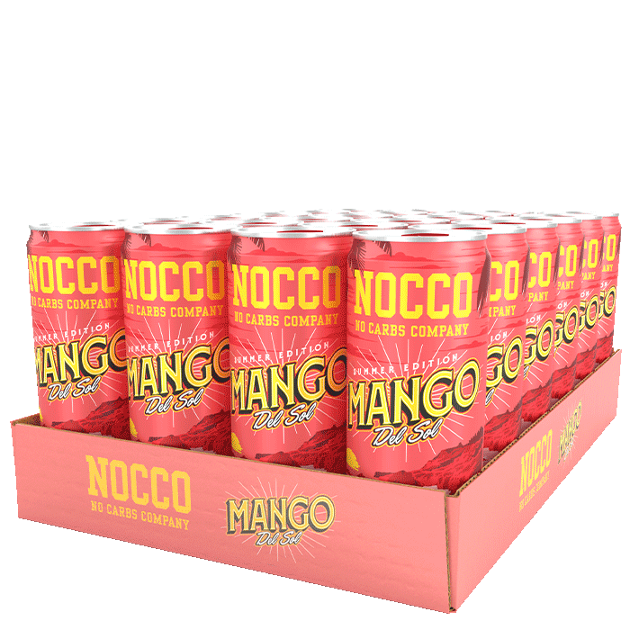 24 x NOCCO BCAA, 330 ml, Mango