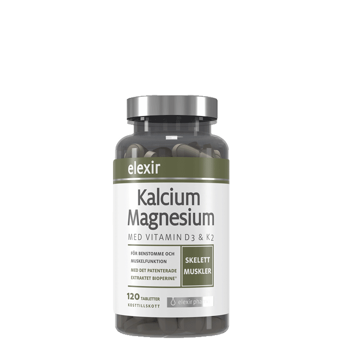 Elexir Pharma cium Magnesium 120 tabletter
