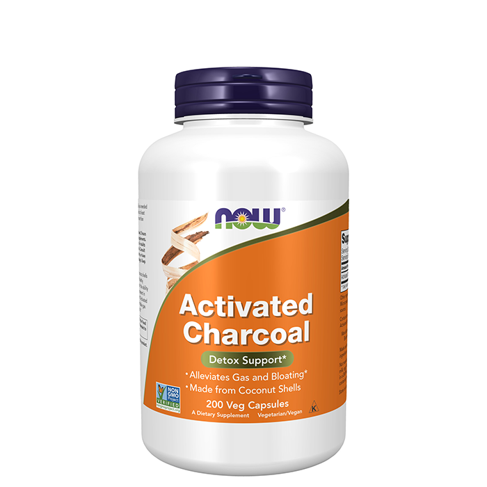 Activated charcoal 200 kapsler